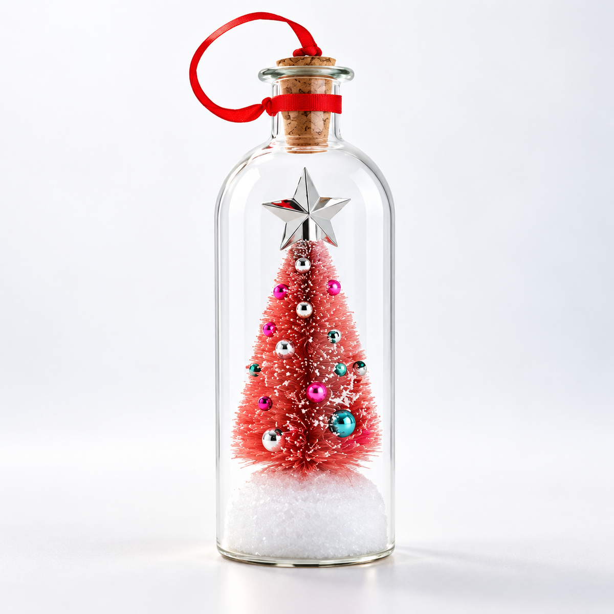 🎄Give Them Your Voice This Christmas – Recordable Message Bottle Ornament🎁
