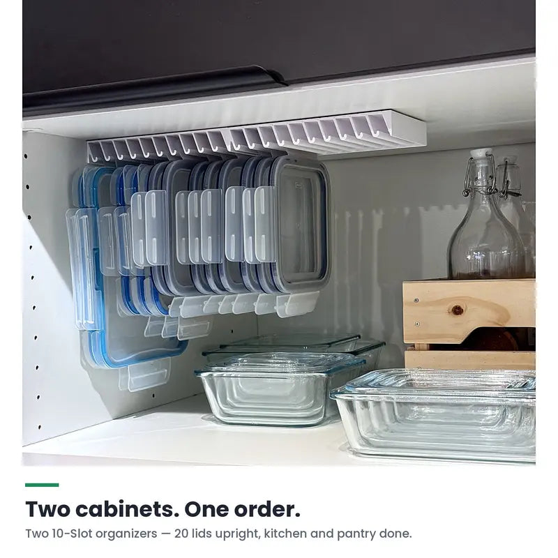 10-Slot Lid Organizer - 2-Pack