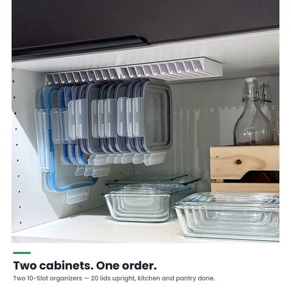 10-Slot Lid Organizer - 2-Pack