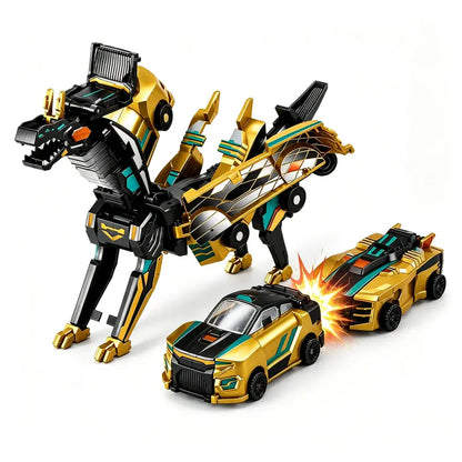 🚗2-in-1 Magnetic Transforming Dragon Car Toy – Racing Car Set！！！