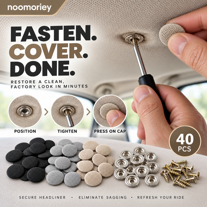 40 Pack Car Roof Headliner Repair Buttons