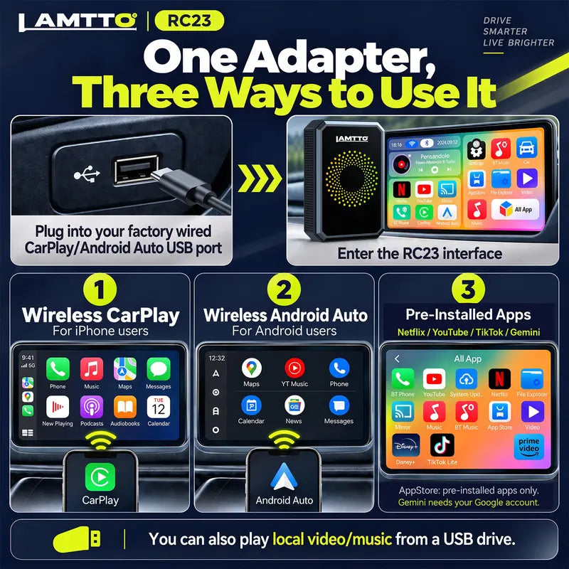 Wireless CarPlay Adapter