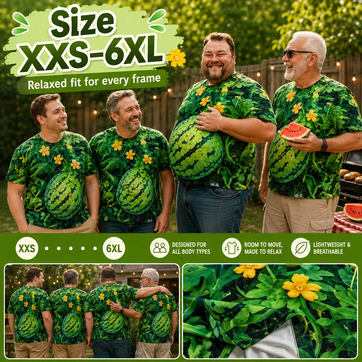 🍉 Turn Your Belly Into A Juicy 3D Watermelon Tee