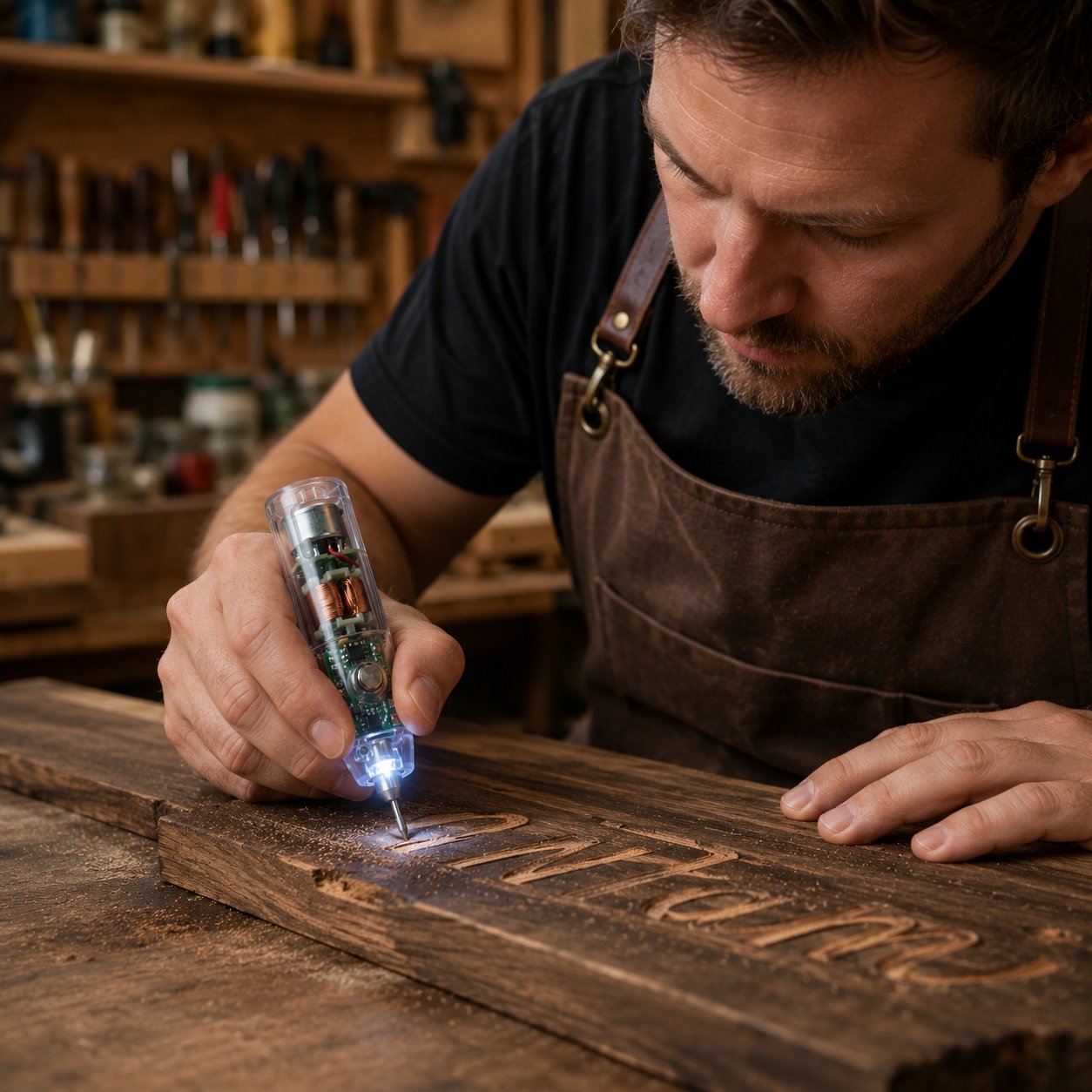 ⚡ Bosch  Mini Cordless Engraving Pen with LED Light🔧