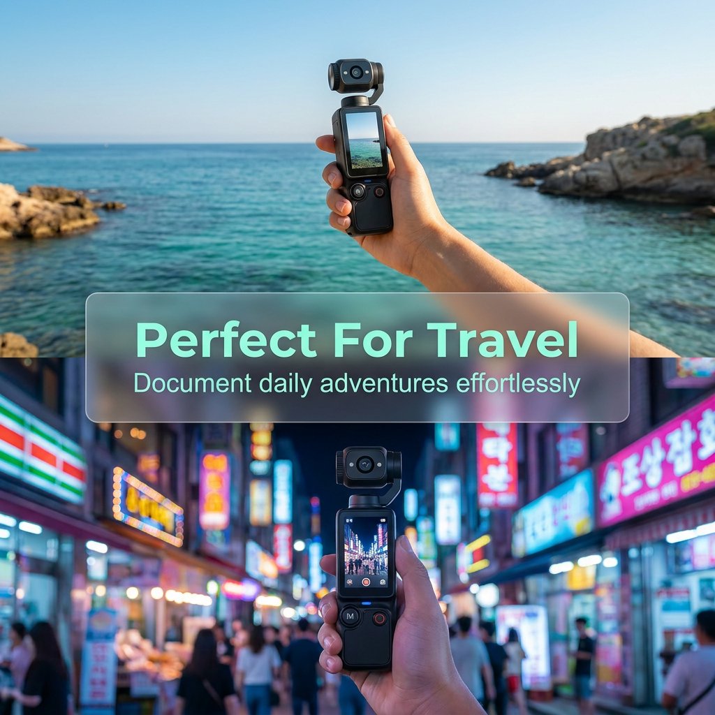 Xtra MuseTM Pro — 2.5K AI Pocket Camera with 180° Rotating Lens