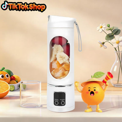 🥤 Portable USB Rechargeable Blender – Mini Smoothie Maker with Leak-Resistant Travel Cup for Gym, Travel & Everyday Use