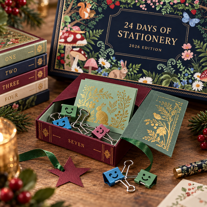 Advent Calendar 2026 Stationery Christmas Gift Set