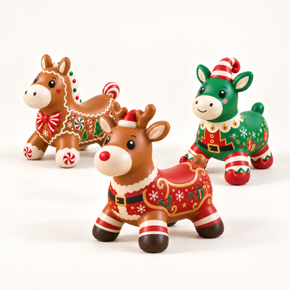 🎄 Christmas Animal Hopper – A Bouncy Ride-On Gift for Kids 🎁