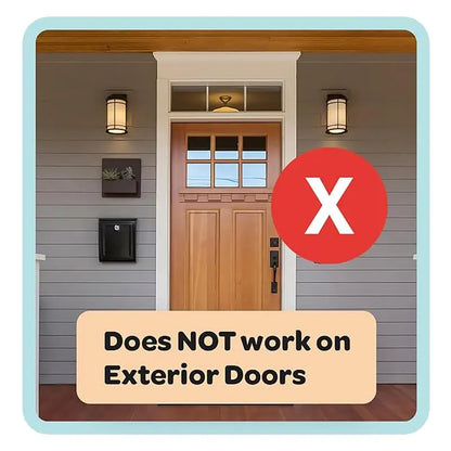 The Snap-On Door Lock Kids Can't Reach or Defeat