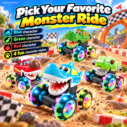 💕Glowing Monster Big Foot Toy Car