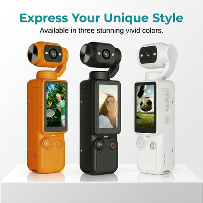 Xtra MuseTM Pro — 2.5K AI Pocket Camera with 180° Rotating Lens