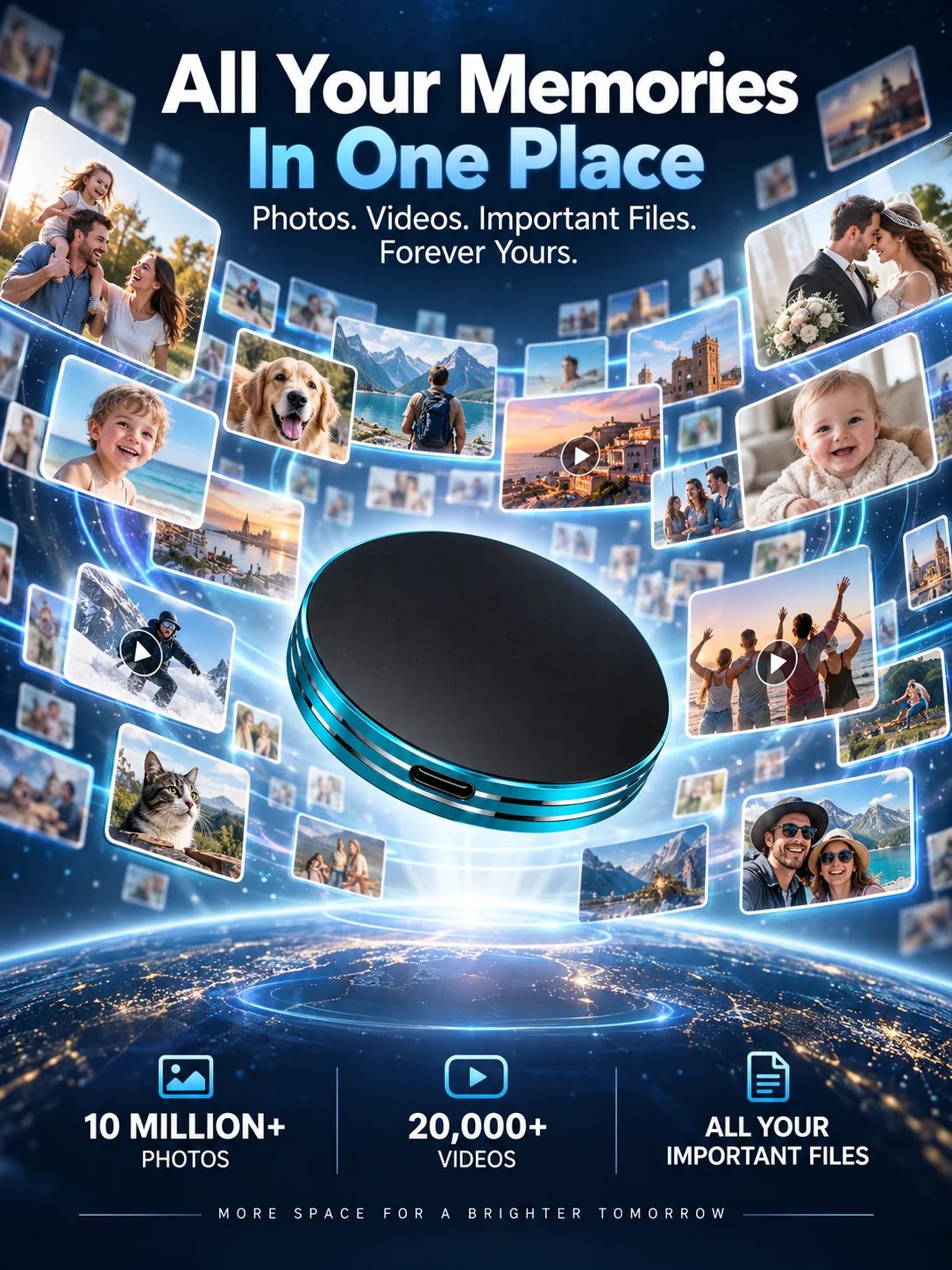 Magnetic Portable SSD – Anti-Lost External Solid State Drive