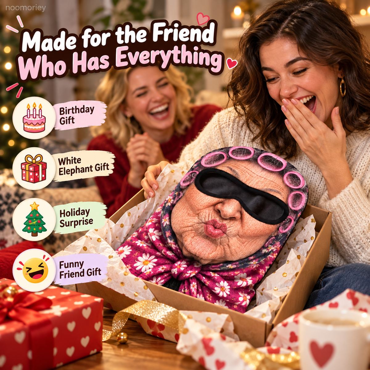 Funny Grandma Print Ski Mask