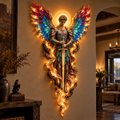 ✝️ ✨ Heavenly Radiance™ Lighted Angel Wall Sculpture