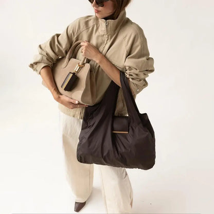 Foldable Keychain Tote Bag for Shopping & Travel