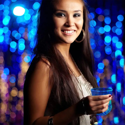 Liquid Activated LED Light Up cups Crystal Drink Set