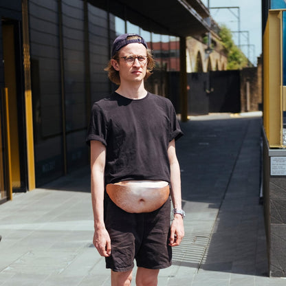Funny 3D Men Beer Belly Bag