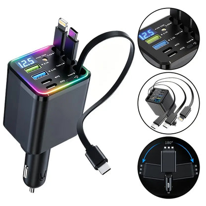 Fast Charge Power Station 120W | Star Projector & PD20W USB Hub