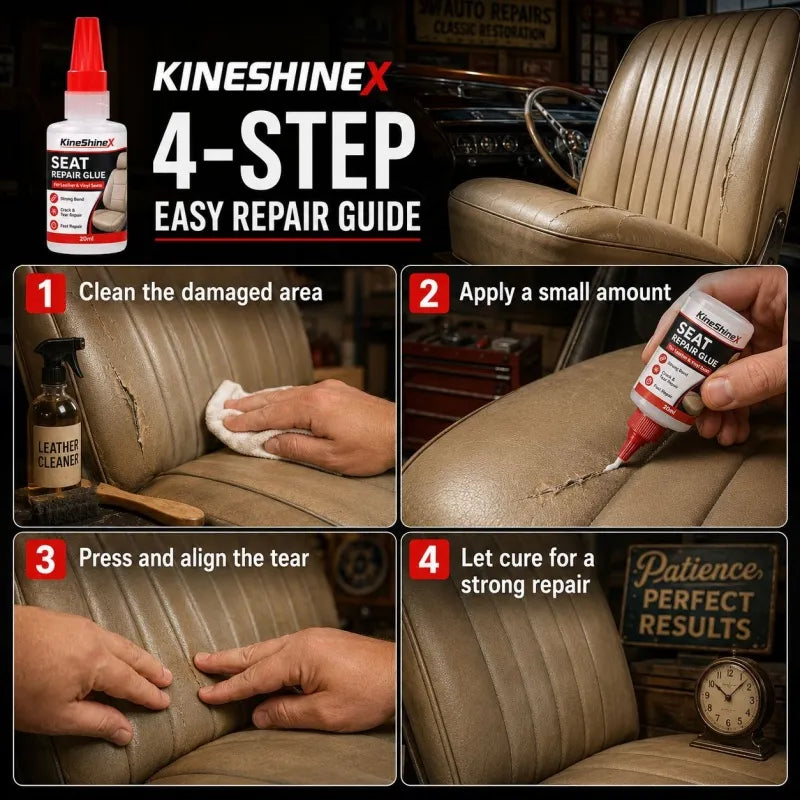 BUY 1 GET 1 FREE🔥Quick Dry Car Seat Leather Repair Glue