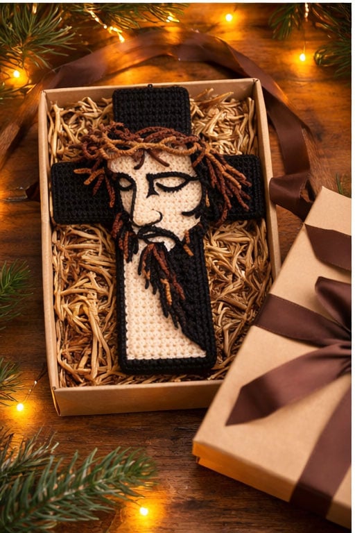 Handcrafted Crochet Cross