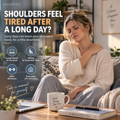 🔥 WarmEase – Heated Shoulder Massager with Vibration
