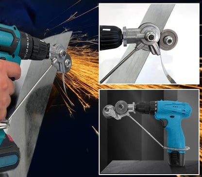 Electric Drill Mounted Metal Cutter for Iron Steel Aluminum Sheet
