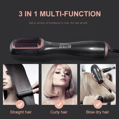One-Step Hair Dryer and Styler All-in-One Brush for Smooth Hair