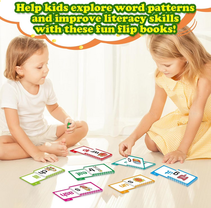 📚 50% OFF Kids Word Building Book – Interactive Phonics Activity Set For Early Reading & Vocabulary Learning