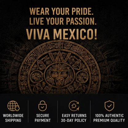 Mexico Soccer Jersey Black Aztec Warrior Gold Feather Design