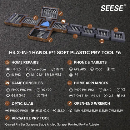 🛠️55-In-1 Magnetic Precision Screwdriver Set