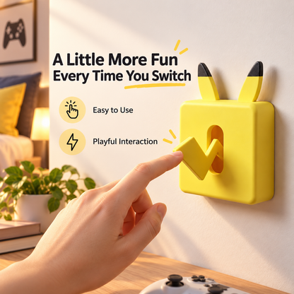 🐰 Playful Bunny Light Switch Cover – Fun 3D Wall Switch Decor