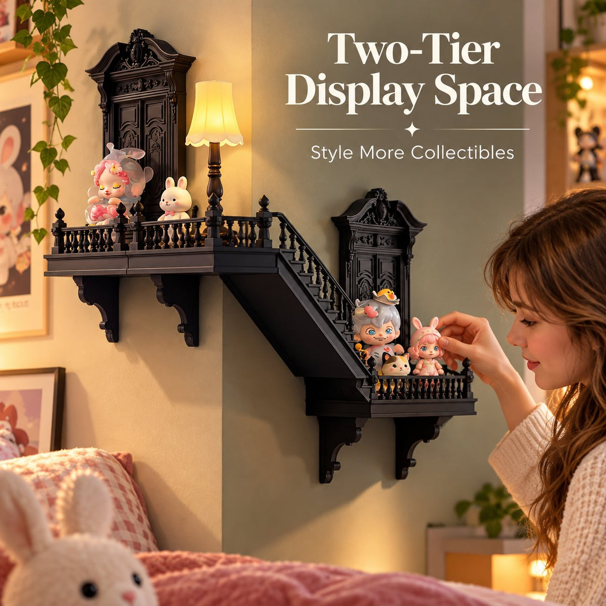 Gothic Castle Corner Shelf, Turn Empty Room Corners Into Mini Palaces To Display Your Precious Collectibles