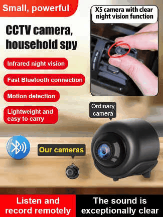[Upgraded ultra-invisible]📸Mini WIFI Camera 1080P HD - Night Vision Included