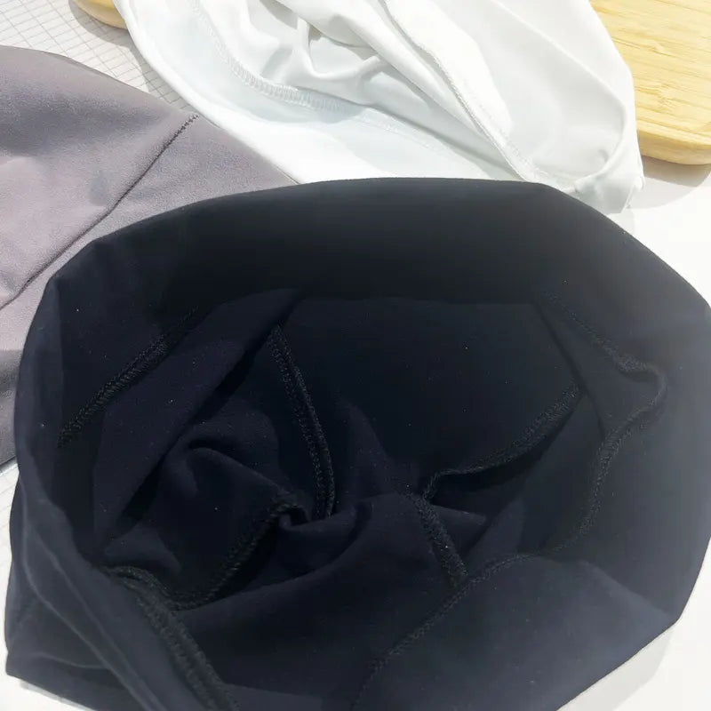 Unisex Plain Color Multifunctional Skull Caps 2026 Summer Sportive Beanie Fitted Hat