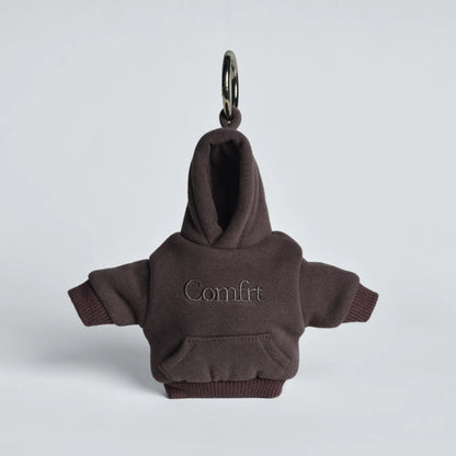 Comfrt | Hoodie Keychain | Miniature Stress Ball Hoodie Clip-On Keychain Charm