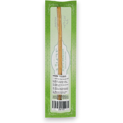 💥Huge Savings 49% OFF｜Thin Zenia Sewak Miswak Natural Toothbrush Sticks, All‑Natural Oral Cleaning Care Sticks