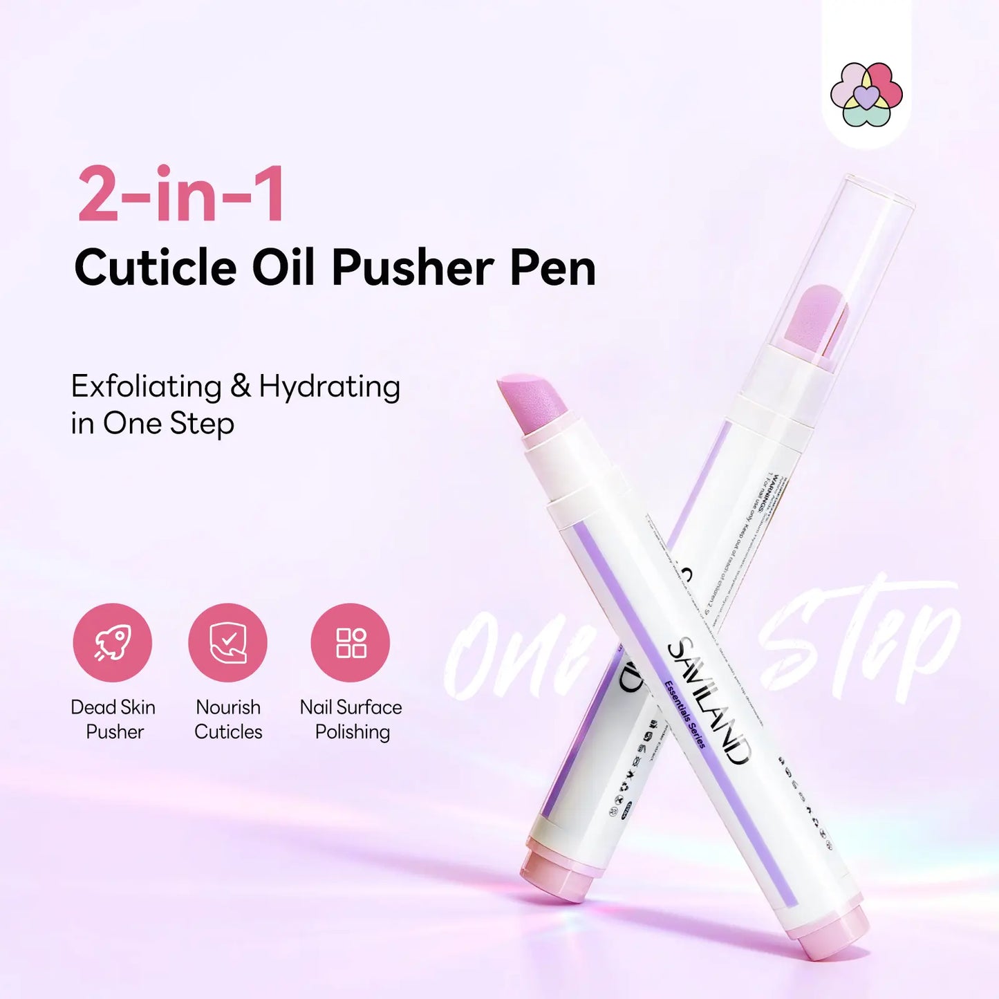 🔥Limited Time 49% OFF | Cuticle Remover Pen Set with Cuticle Oil, Portable Cuticle Softener for Home DIY & Professional Nail Salon Manicure