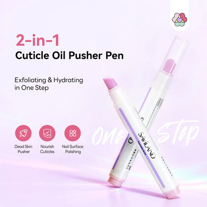 🔥Limited Time 49% OFF | Cuticle Remover Pen Set with Cuticle Oil, Portable Cuticle Softener for Home DIY & Professional Nail Salon Manicure