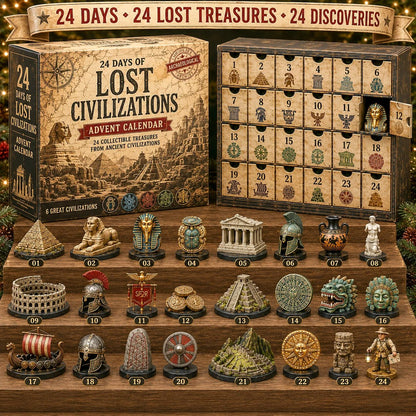 🎉2026 Lost Civilizations Archaeological Discovery Advent Calendar | 24 Ancient Treasures from 6 Great Civilizations