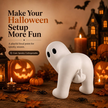 👻Cheeky Ghost Figurine – Funny Halloween Tabletop Decor