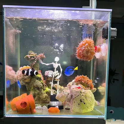 Dancing Skeleton Aquarium Bubbler