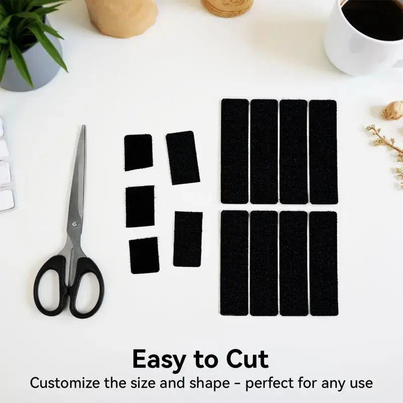 🚗✨Heavy Duty Waterproof Self-Adhesive Double Sided Hook and Loop Strips
