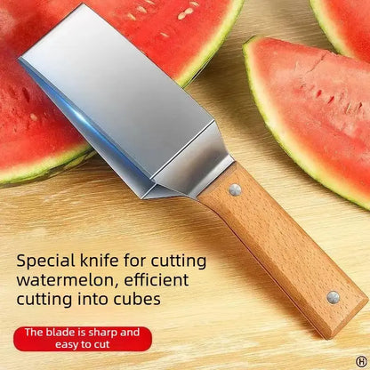 🔥2PCS-Stainless steel watermelon slicer, multi-functional fruit slicer, fruit divider, watermelon cutting tool