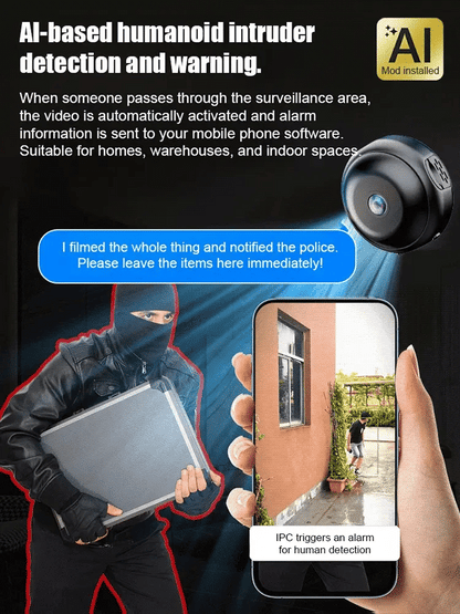 [Upgraded ultra-invisible]📸Mini WIFI Camera 1080P HD - Night Vision Included