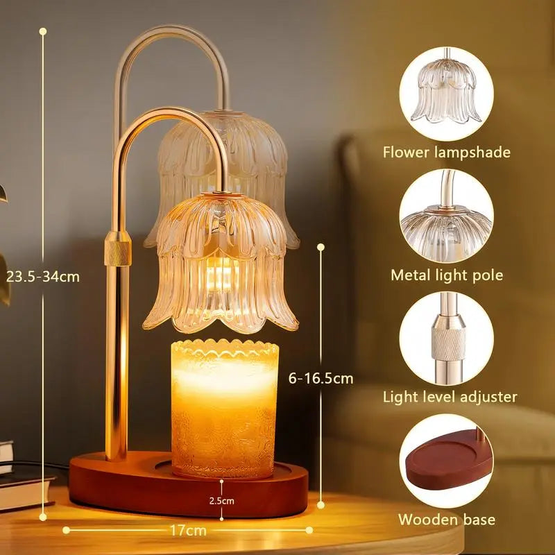 Modern Metal Candle Warmer Lamp