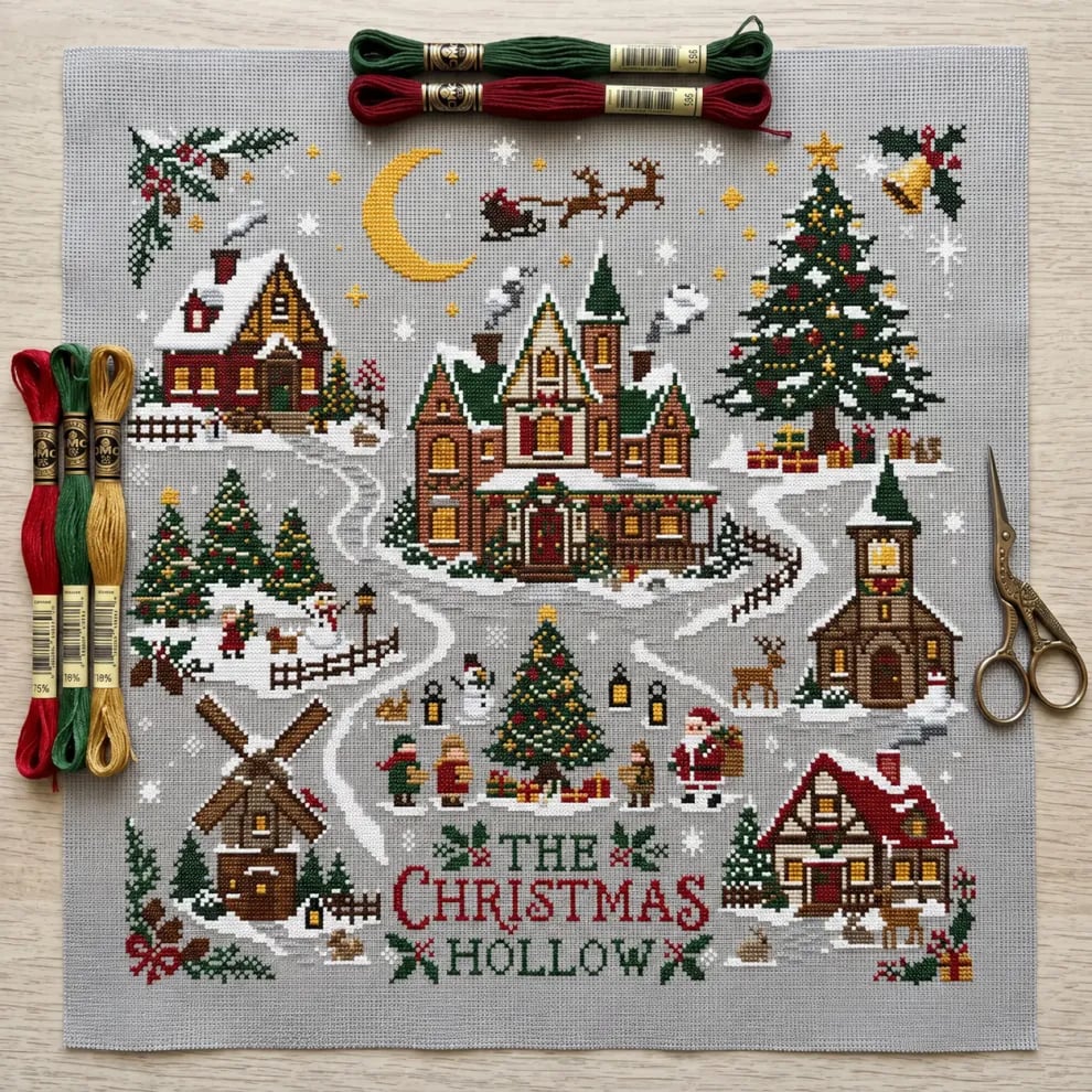 🔥LAST DAY 50% OFF - ✨Nativity Cross Stitch Kit