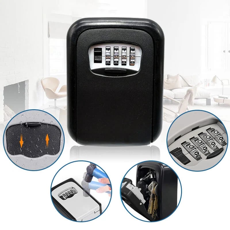 🔐⚡ Wall‑Mount Resettable Combination Key Box – Rust‑Proof, Large Storage, Heavy‑Duty ✨