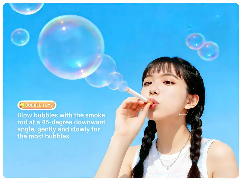 Realistic Fake Cigarette Bubble Blower