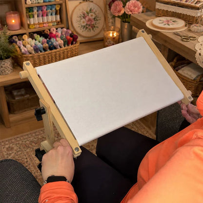 Adjustable Tabletop Embroidery Stand – Cross Stitch Frame Holder