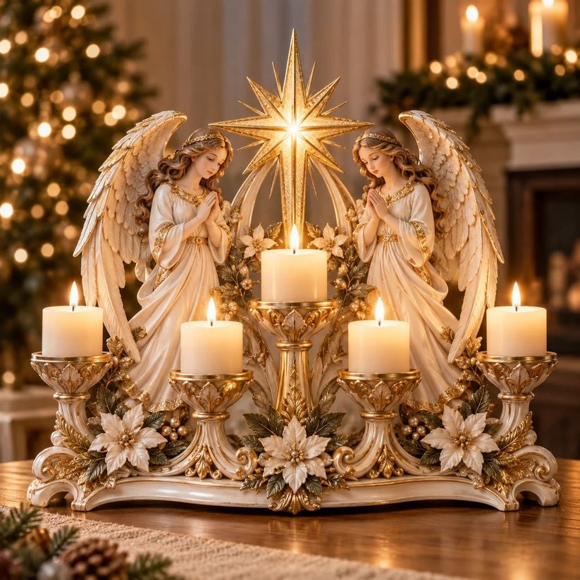 💯✨🕯️ Light of His Presence — Sacred Christian Candleholder ✝️🤍